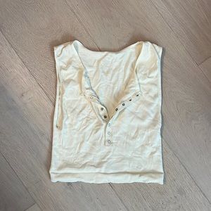 free people tank top cropped